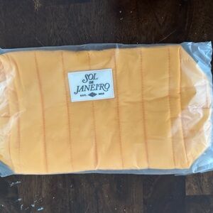 Sol de Janeiro Vibrant Orange Quilted Pouch